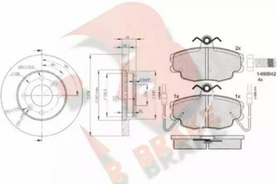 R BRAKE 3r05546572 -